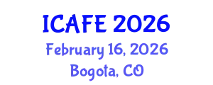 International Conference on Agricultural and Forestry Engineering (ICAFE) February 16, 2026 - Bogota, Colombia