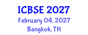 International Conference on Bioprocess Systems Engineering (ICBSE) February 04, 2027 - Bangkok, Thailand