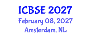 International Conference on Bioprocess Systems Engineering (ICBSE) February 08, 2027 - Amsterdam, Netherlands