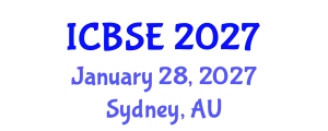 International Conference on Bioprocess Systems Engineering (ICBSE) January 28, 2027 - Sydney, Australia