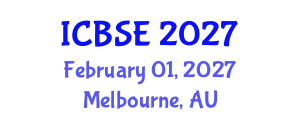 International Conference on Bioprocess Systems Engineering (ICBSE) February 01, 2027 - Melbourne, Australia