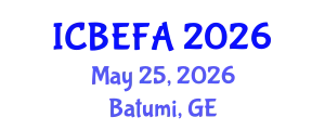 International Conference on Business, Economics and Financial Applications (ICBEFA) May 25, 2026 - Batumi, Georgia