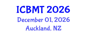 International Conference on Business, Marketing and Tourism (ICBMT) December 01, 2026 - Auckland, New Zealand