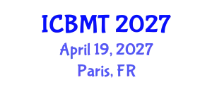 International Conference on Business, Marketing and Tourism (ICBMT) April 19, 2027 - Paris, France