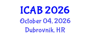 International Conference on Agriculture and Biotechnology (ICAB) October 04, 2026 - Dubrovnik, Croatia