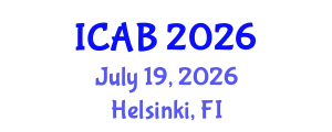 International Conference on Agriculture and Biotechnology (ICAB) July 19, 2026 - Helsinki, Finland