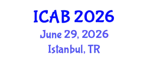 International Conference on Agriculture and Biotechnology (ICAB) June 29, 2026 - Istanbul, Turkey