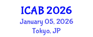 International Conference on Agriculture and Biotechnology (ICAB) January 05, 2026 - Tokyo, Japan
