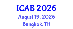 International Conference on Agriculture and Biotechnology (ICAB) August 19, 2026 - Bangkok, Thailand