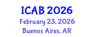 International Conference on Agriculture and Biotechnology (ICAB) February 23, 2026 - Buenos Aires, Argentina