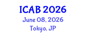 International Conference on Agriculture and Biotechnology (ICAB) June 08, 2026 - Tokyo, Japan