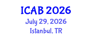 International Conference on Agriculture and Biotechnology (ICAB) July 29, 2026 - Istanbul, Turkey