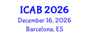 International Conference on Agriculture and Biotechnology (ICAB) December 16, 2026 - Barcelona, Spain