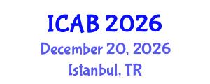 International Conference on Agriculture and Biotechnology (ICAB) December 20, 2026 - Istanbul, Turkey