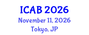 International Conference on Agriculture and Biotechnology (ICAB) November 11, 2026 - Tokyo, Japan