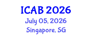 International Conference on Agriculture and Biotechnology (ICAB) July 05, 2026 - Singapore, Singapore