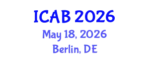 International Conference on Agriculture and Biotechnology (ICAB) May 18, 2026 - Berlin, Germany
