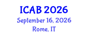 International Conference on Agriculture and Biotechnology (ICAB) September 16, 2026 - Rome, Italy