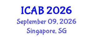 International Conference on Agriculture and Biotechnology (ICAB) September 09, 2026 - Singapore, Singapore