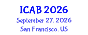 International Conference on Agriculture and Biotechnology (ICAB) September 27, 2026 - San Francisco, United States