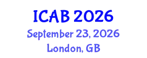 International Conference on Agriculture and Biotechnology (ICAB) September 23, 2026 - London, United Kingdom