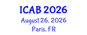 International Conference on Agriculture and Biotechnology (ICAB) August 26, 2026 - Paris, France
