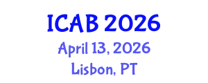 International Conference on Agriculture and Biotechnology (ICAB) April 13, 2026 - Lisbon, Portugal