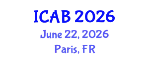 International Conference on Agriculture and Biotechnology (ICAB) June 22, 2026 - Paris, France