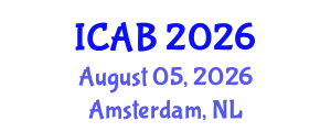 International Conference on Agriculture and Biotechnology (ICAB) August 05, 2026 - Amsterdam, Netherlands