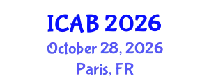 International Conference on Agriculture and Biotechnology (ICAB) October 28, 2026 - Paris, France