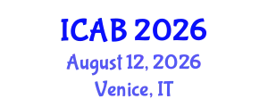 International Conference on Agriculture and Biotechnology (ICAB) August 12, 2026 - Venice, Italy
