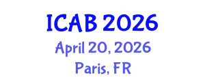 International Conference on Agriculture and Biotechnology (ICAB) April 20, 2026 - Paris, France