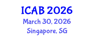 International Conference on Agriculture and Biotechnology (ICAB) March 30, 2026 - Singapore, Singapore