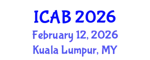 International Conference on Agriculture and Biotechnology (ICAB) February 12, 2026 - Kuala Lumpur, Malaysia