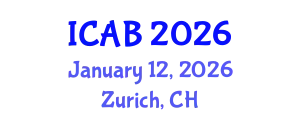 International Conference on Agriculture and Biotechnology (ICAB) January 12, 2026 - Zurich, Switzerland