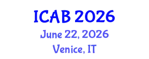 International Conference on Agriculture and Biotechnology (ICAB) June 22, 2026 - Venice, Italy