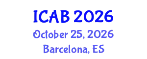 International Conference on Agriculture and Biotechnology (ICAB) October 25, 2026 - Barcelona, Spain