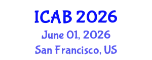 International Conference on Agriculture and Biotechnology (ICAB) June 01, 2026 - San Francisco, United States