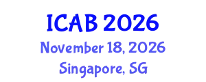 International Conference on Agriculture and Biotechnology (ICAB) November 18, 2026 - Singapore, Singapore