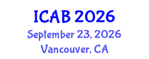 International Conference on Agriculture and Biotechnology (ICAB) September 23, 2026 - Vancouver, Canada