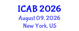 International Conference on Agriculture and Biotechnology (ICAB) August 09, 2026 - New York, United States