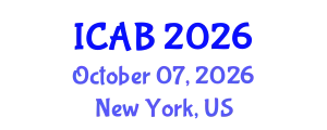 International Conference on Agriculture and Biotechnology (ICAB) October 07, 2026 - New York, United States