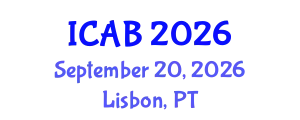 International Conference on Agriculture and Biotechnology (ICAB) September 20, 2026 - Lisbon, Portugal