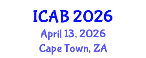 International Conference on Agriculture and Biotechnology (ICAB) April 13, 2026 - Cape Town, South Africa