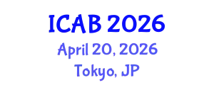 International Conference on Agriculture and Biotechnology (ICAB) April 20, 2026 - Tokyo, Japan
