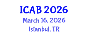 International Conference on Agriculture and Biotechnology (ICAB) March 16, 2026 - Istanbul, Turkey