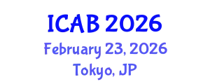 International Conference on Agriculture and Biotechnology (ICAB) February 23, 2026 - Tokyo, Japan