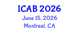 International Conference on Agriculture and Biotechnology (ICAB) June 15, 2026 - Montreal, Canada
