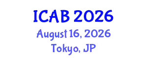 International Conference on Agriculture and Biotechnology (ICAB) August 16, 2026 - Tokyo, Japan