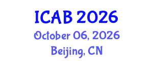 International Conference on Agriculture and Biotechnology (ICAB) October 06, 2026 - Beijing, China